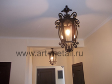 indoor forged lantern