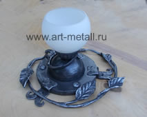 Wrought iron sconce