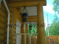 outdoor forged lantern