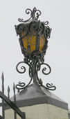 wrought iron lantern