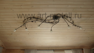 wrought iron ceiling chandelier